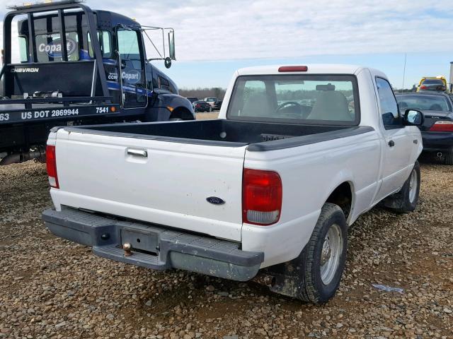 1FTYR10C9YTA17320 - 2000 FORD RANGER WHITE photo 4