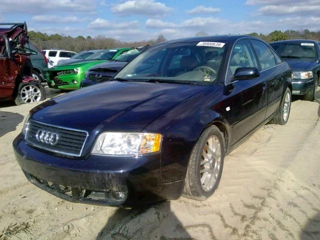 WAULD64B13N104761 - 2003 AUDI A6 2.7T QU BLUE photo 2