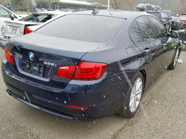 WBAXH5C51CDW02508 - 2012 BMW 528 XI BLUE photo 4