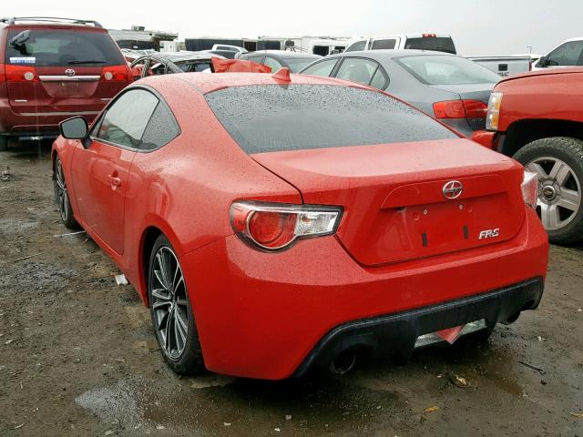 JF1ZNAA14G8703222 - 2016 TOYOTA SCION FR-S RED photo 3