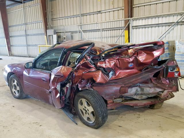 1G1NE52J23M505697 - 2003 CHEVROLET MALIBU LS MAROON photo 3