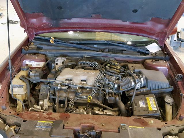 1G1NE52J23M505697 - 2003 CHEVROLET MALIBU LS MAROON photo 7