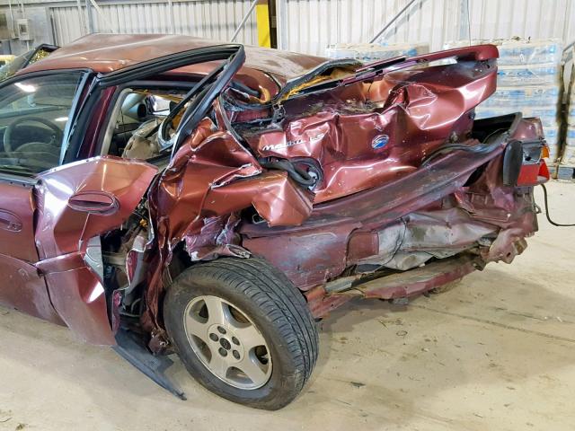 1G1NE52J23M505697 - 2003 CHEVROLET MALIBU LS MAROON photo 9