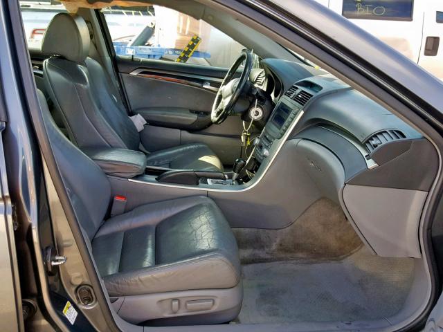 19UUA66246A011016 - 2006 ACURA 3.2TL GRAY photo 5