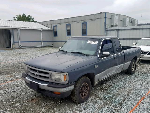 4F4CR16X3RTN00251 - 1994 MAZDA B4000 CAB GREEN photo 2