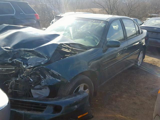 1G1NE52J716183107 - 2001 CHEVROLET MALIBU LS GREEN photo 2