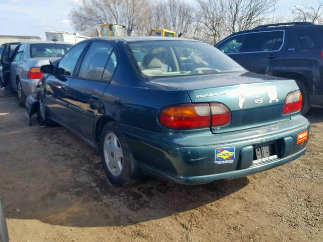 1G1NE52J716183107 - 2001 CHEVROLET MALIBU LS GREEN photo 3