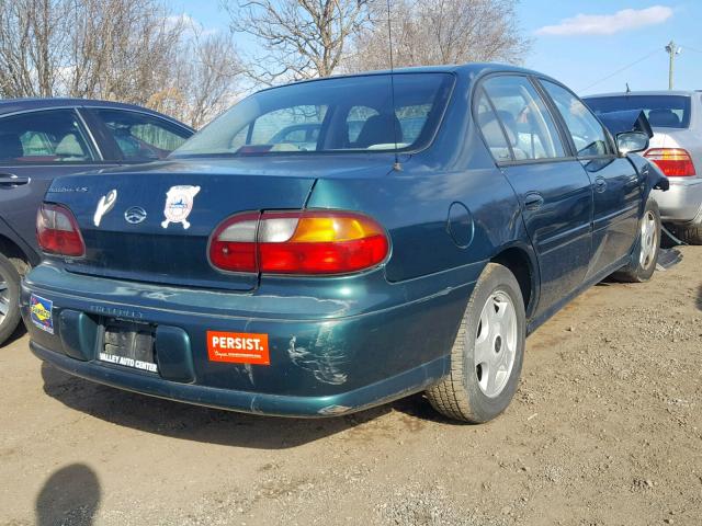 1G1NE52J716183107 - 2001 CHEVROLET MALIBU LS GREEN photo 4