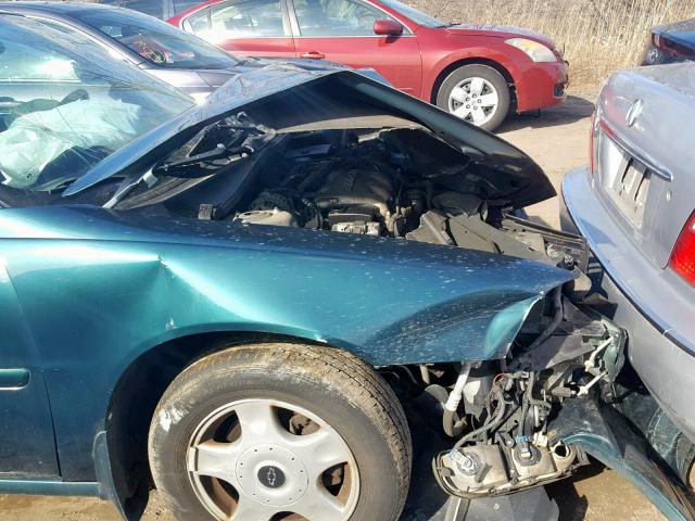 1G1NE52J716183107 - 2001 CHEVROLET MALIBU LS GREEN photo 9