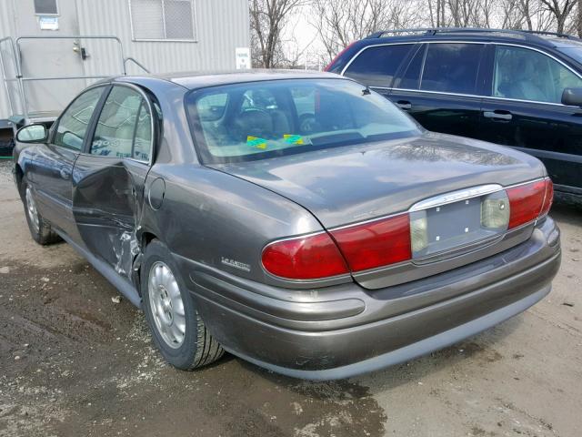 1G4HR54K12U274509 - 2002 BUICK LESABRE LI BROWN photo 3