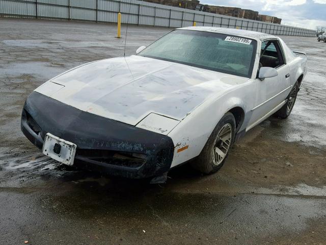 1G2FS23EXML230578 - 1991 PONTIAC FIREBIRD B WHITE photo 2