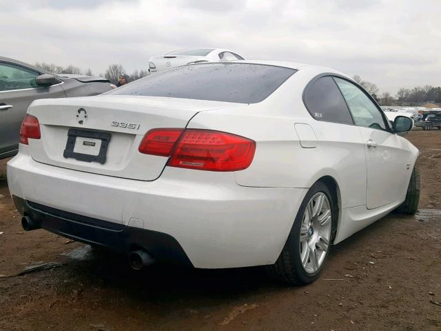 WBAKF9C52DE860233 - 2013 BMW 335 XI WHITE photo 4