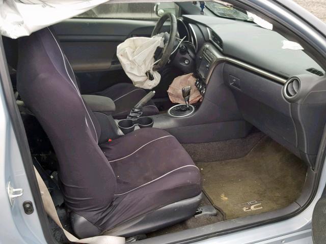 JTKJF5C72E3076116 - 2014 TOYOTA SCION TC BLUE photo 5
