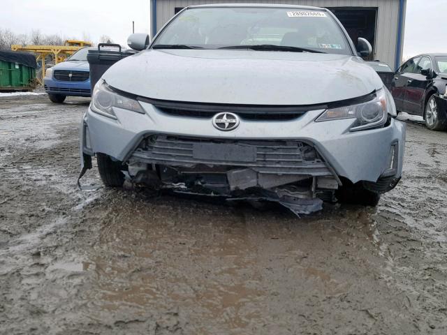 JTKJF5C72E3076116 - 2014 TOYOTA SCION TC BLUE photo 9