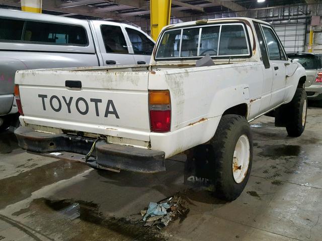 JT4RN67D7G5016987 - 1986 TOYOTA PICKUP XTR CREAM photo 4