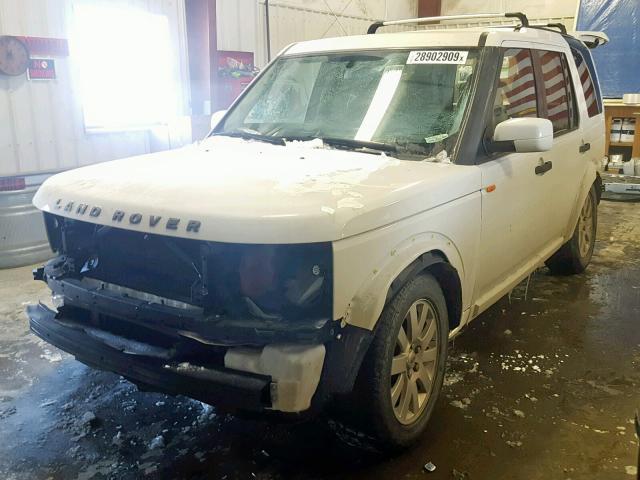 SALAE25486A411638 - 2006 LAND ROVER LR3 SE WHITE photo 2