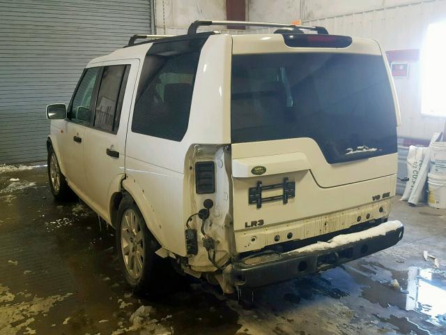 SALAE25486A411638 - 2006 LAND ROVER LR3 SE WHITE photo 3