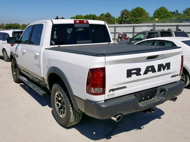 1C6RR7YT3HS566391 - 2017 RAM 1500 REBEL თეთრი ფოტო 3