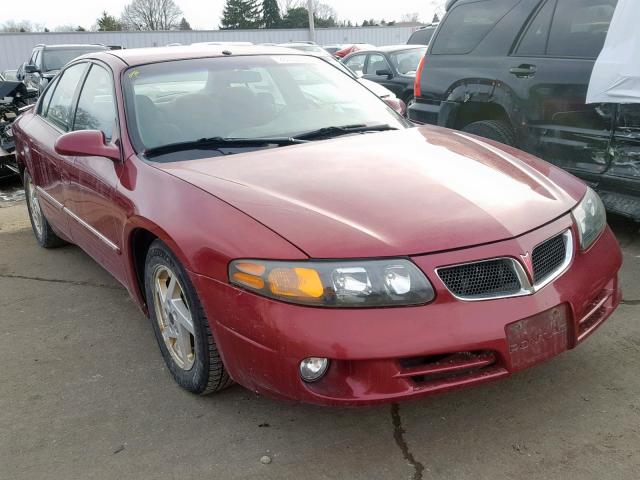 1G2HX54K134158033 - 2003 PONTIAC BONNEVILLE MAROON photo 1