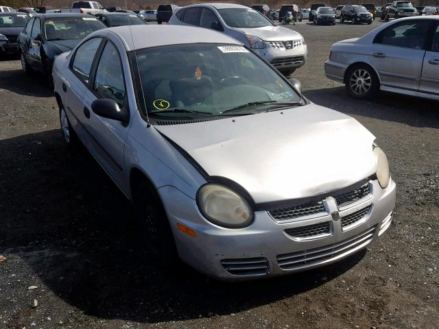 1B3ES26CX3D170846 - 2003 DODGE NEON SE SILVER photo 1