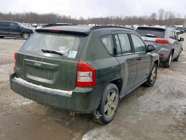 1J8FF47W37D428814 - 2007 JEEP COMPASS GREEN photo 4