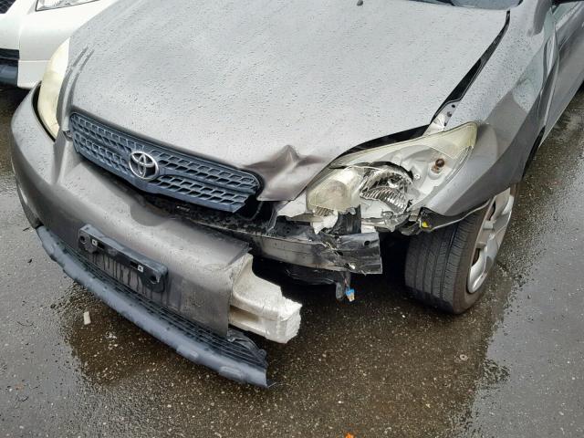 2T1KR32EX6C571244 - 2006 TOYOTA COROLLA MA GRAY photo 9