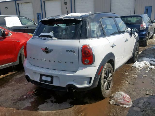 WMWZC5C53EWP36984 - 2014 MINI COOPER S C WHITE photo 4