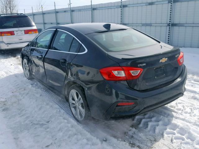 1G1BF5SM7H7162613 - 2017 CHEVROLET CRUZE PREM BLACK photo 3