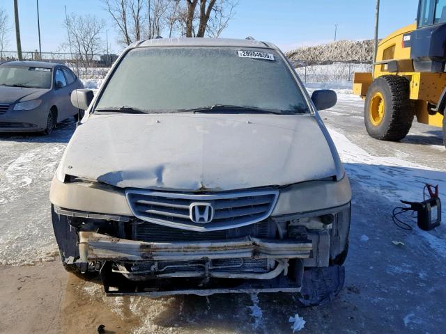 2HKRL18533H001543 - 2003 HONDA ODYSSEY LX SILVER photo 9