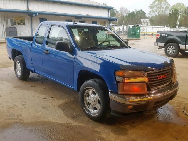 1GTCS199688174862 - 2008 GMC CANYON BLUE photo 1