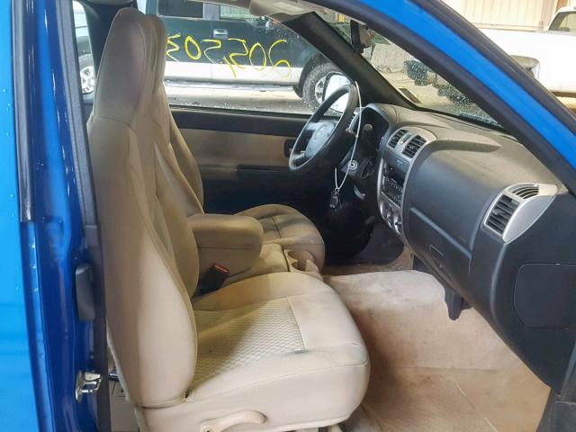 1GTCS199688174862 - 2008 GMC CANYON BLUE photo 5