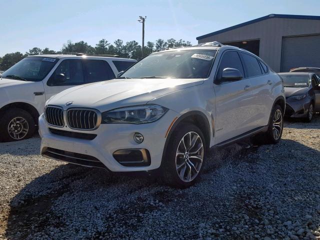 5UXKU0C50H0F99662 - 2017 BMW X6 SDRIVE3 WHITE photo 2