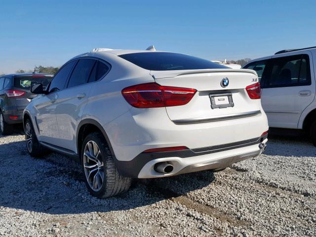 5UXKU0C50H0F99662 - 2017 BMW X6 SDRIVE3 WHITE photo 3