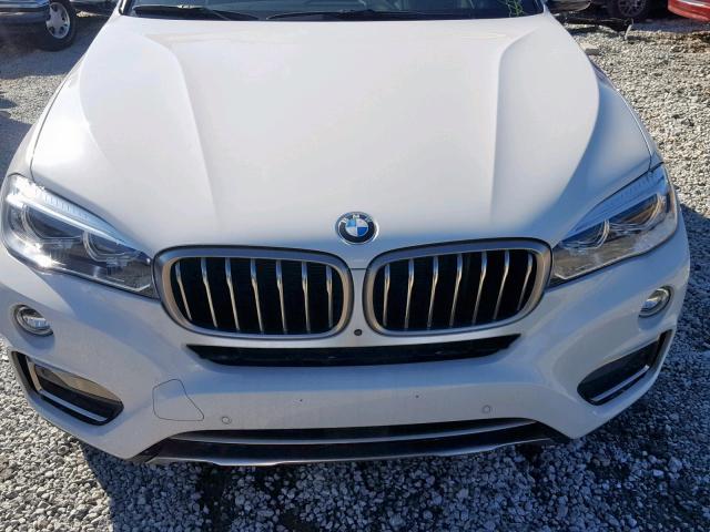 5UXKU0C50H0F99662 - 2017 BMW X6 SDRIVE3 WHITE photo 9