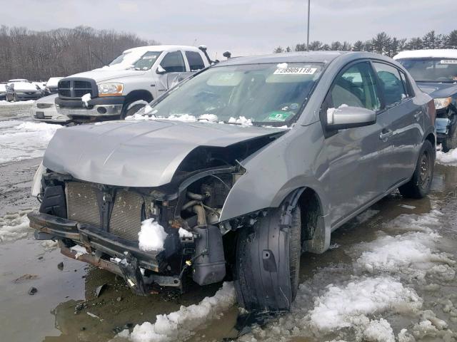 3N1AB61E08L708424 - 2008 NISSAN SENTRA 2.0 GRAY photo 2