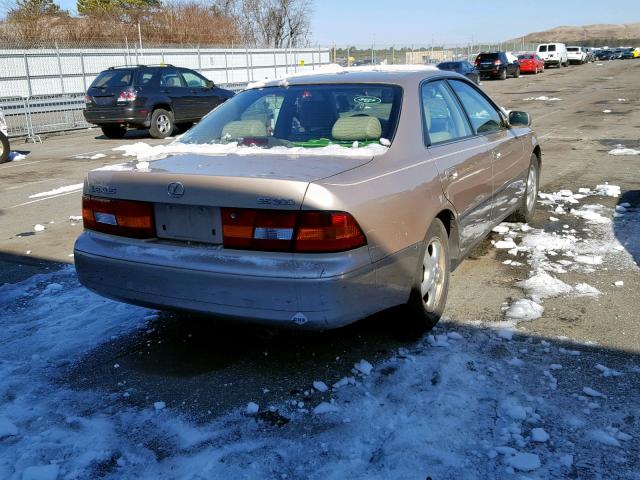 JT8BF22G0V5004149 - 1997 LEXUS ES 300 GOLD photo 4