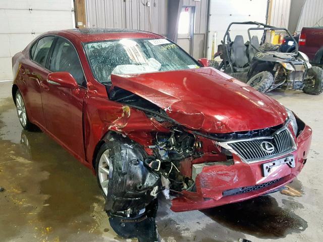 JTHCK262392028502 - 2009 LEXUS IS 250 BURGUNDY photo 1