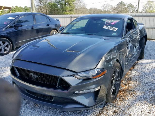 1FA6P8CF9J5178780 - 2018 FORD MUSTANG GT GRAY photo 2