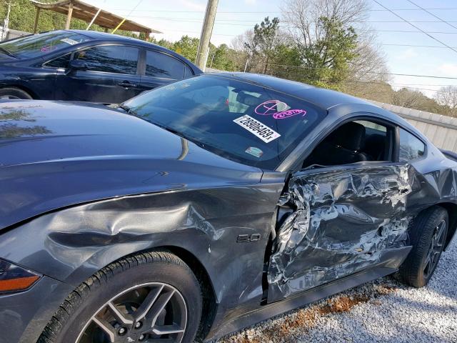 1FA6P8CF9J5178780 - 2018 FORD MUSTANG GT GRAY photo 9