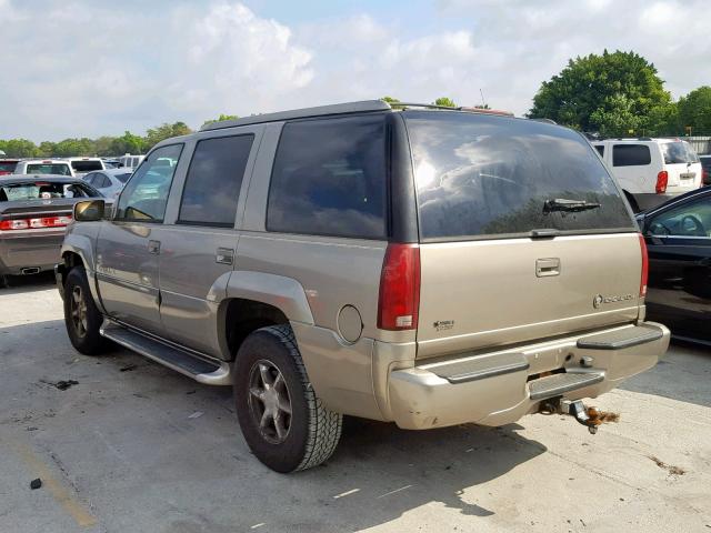 1GYEK13R5YR128543 - 2000 CADILLAC ESCALADE TAN photo 3