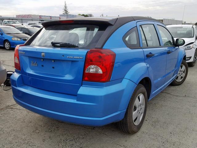 1B3HB28A49D169239 - 2009 DODGE CALIBER SE BLUE photo 4