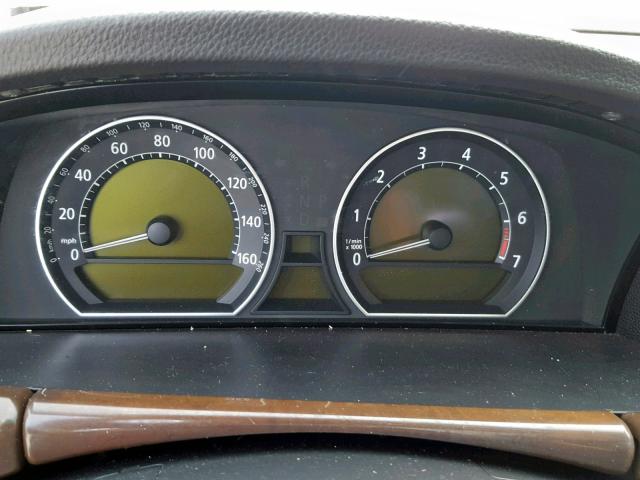 WBAHN83568DT86547 - 2008 BMW 750 LI BLUE photo 8