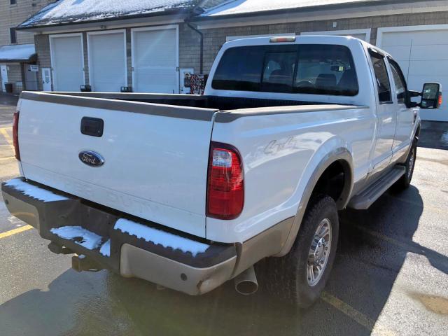 1FTWW31R38EA31569 - 2008 FORD F350 SRW S WHITE photo 3