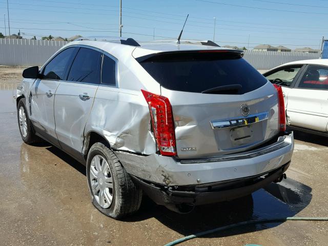 3GYFNAEYXBS664070 - 2011 CADILLAC SRX LUXURY SILVER photo 3