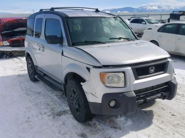 5J6YH28736L011617 - 2006 HONDA ELEMENT EX SILVER photo 1