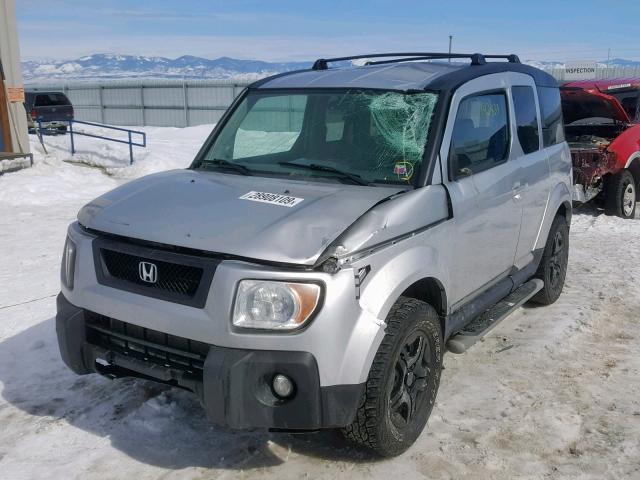 5J6YH28736L011617 - 2006 HONDA ELEMENT EX SILVER photo 2