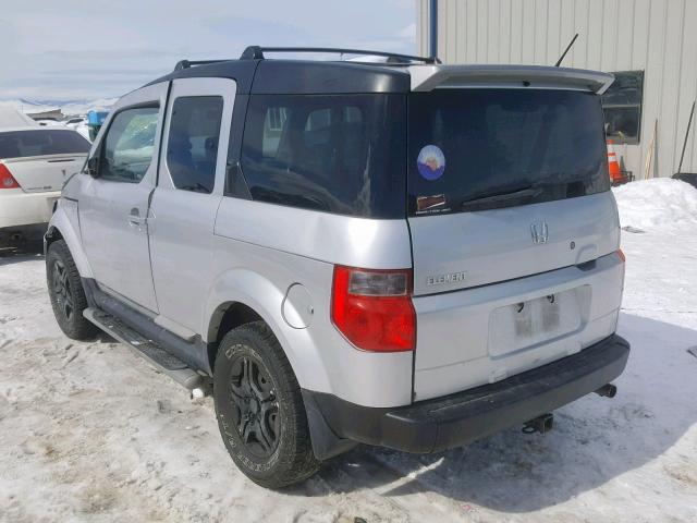 5J6YH28736L011617 - 2006 HONDA ELEMENT EX SILVER photo 3