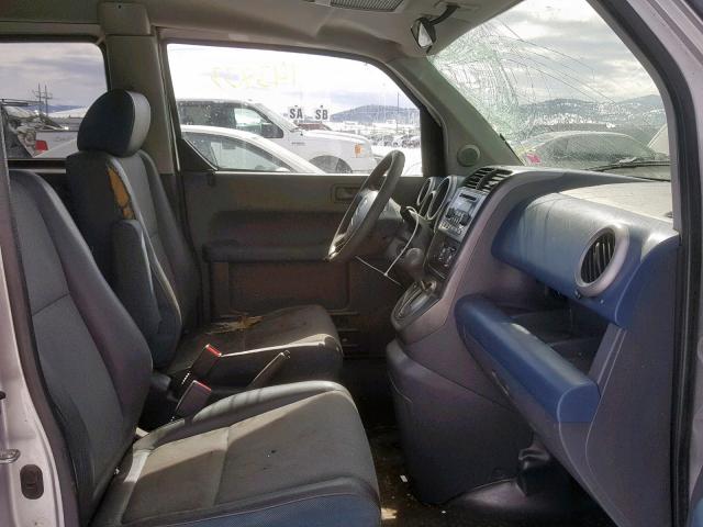 5J6YH28736L011617 - 2006 HONDA ELEMENT EX SILVER photo 5