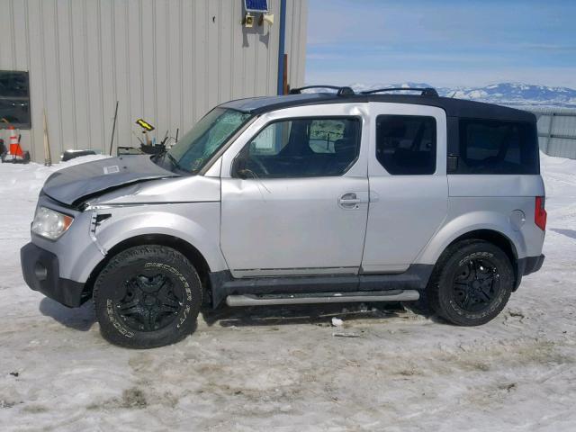 5J6YH28736L011617 - 2006 HONDA ELEMENT EX SILVER photo 9