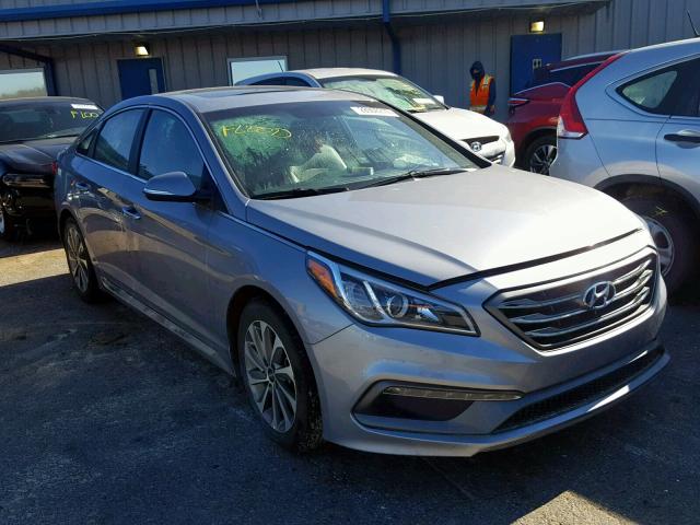 5NPE34AF9HH440482 - 2017 HYUNDAI SONATA SPO SILVER photo 1